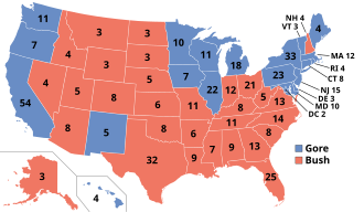 Results for the 2000 United States presidential election